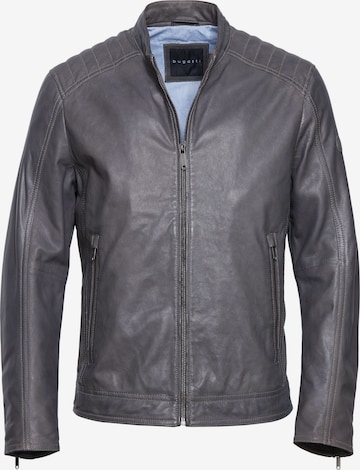 bugatti Between-Season Jacket in Grey: front