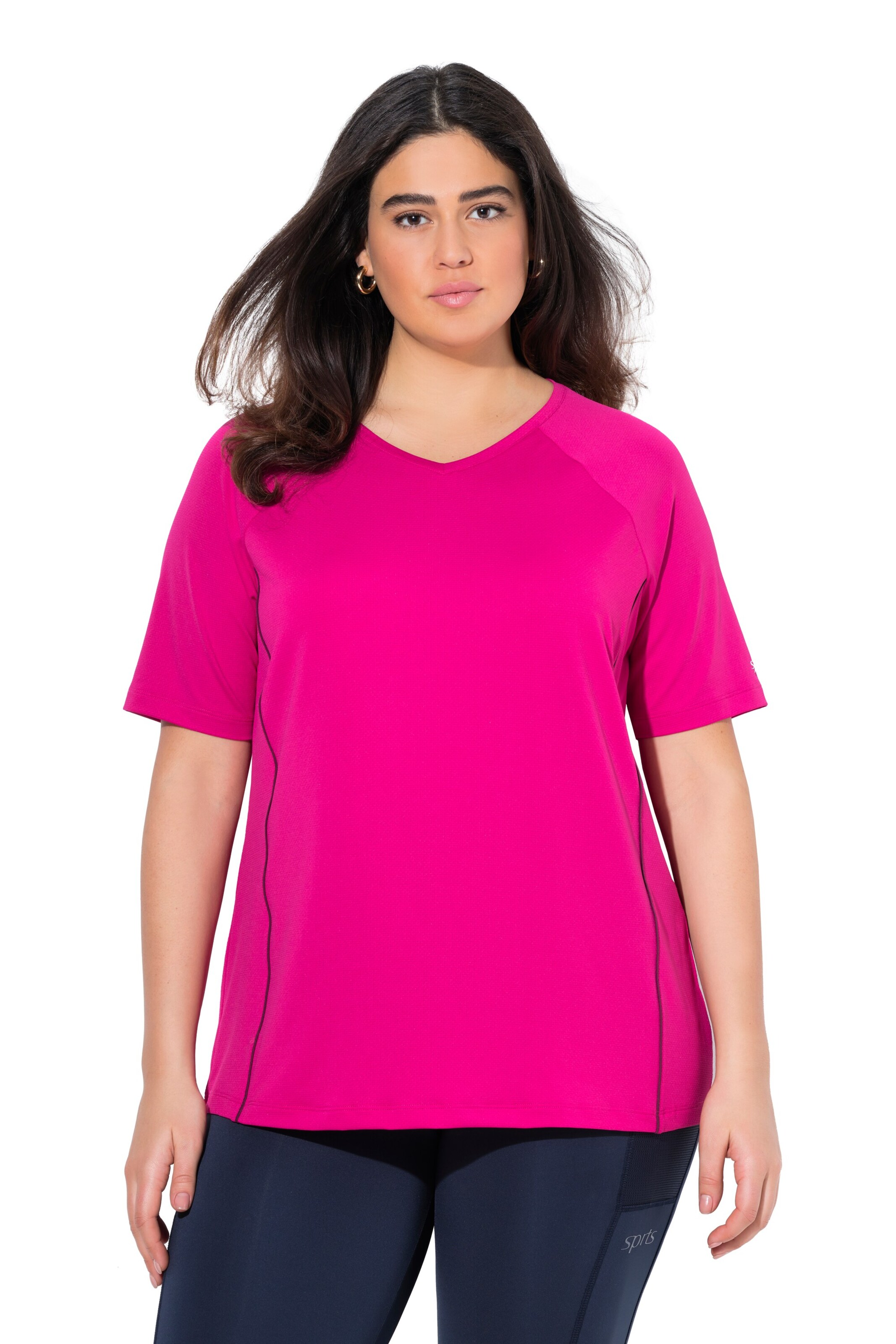 Ulla Popken Shirt in Pink: Vorderseite