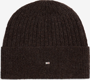 TOMMY HILFIGER Mütze in Braun: Vorderseite