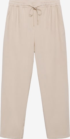Pantalon 'FLUIDO' MANGO en beige : devant
