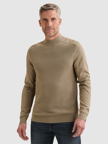 VANGUARD Pullover 'Pullover in cotton/modal with mockneck' i hvid: forside