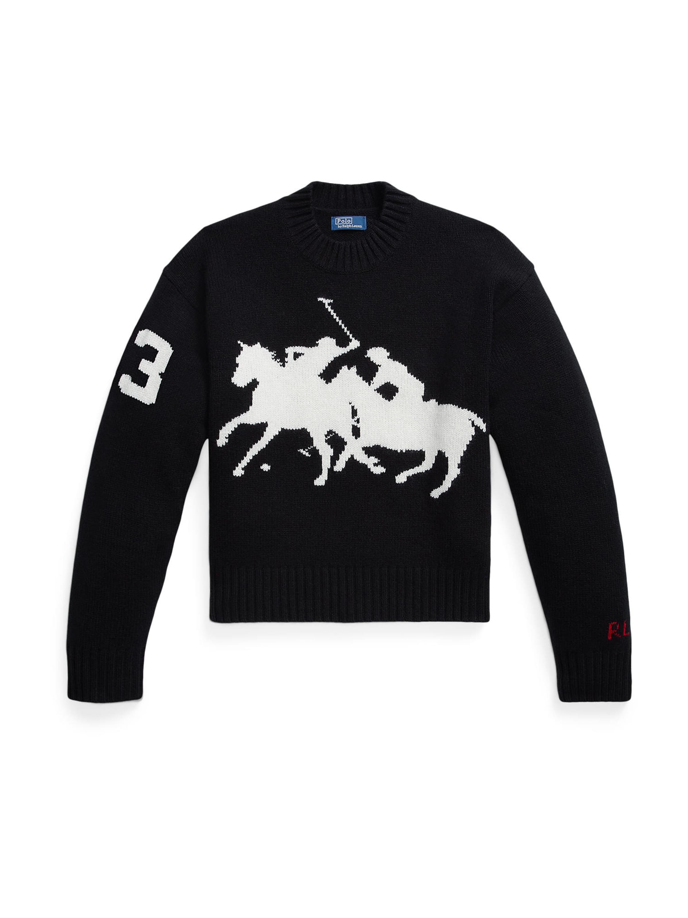 Polo Ralph Lauren - Jersey en negro: frente