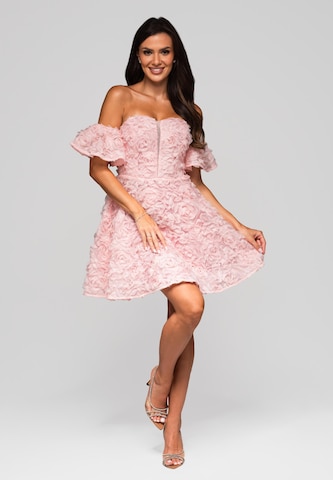 Ombre Evening dress in Pink: front