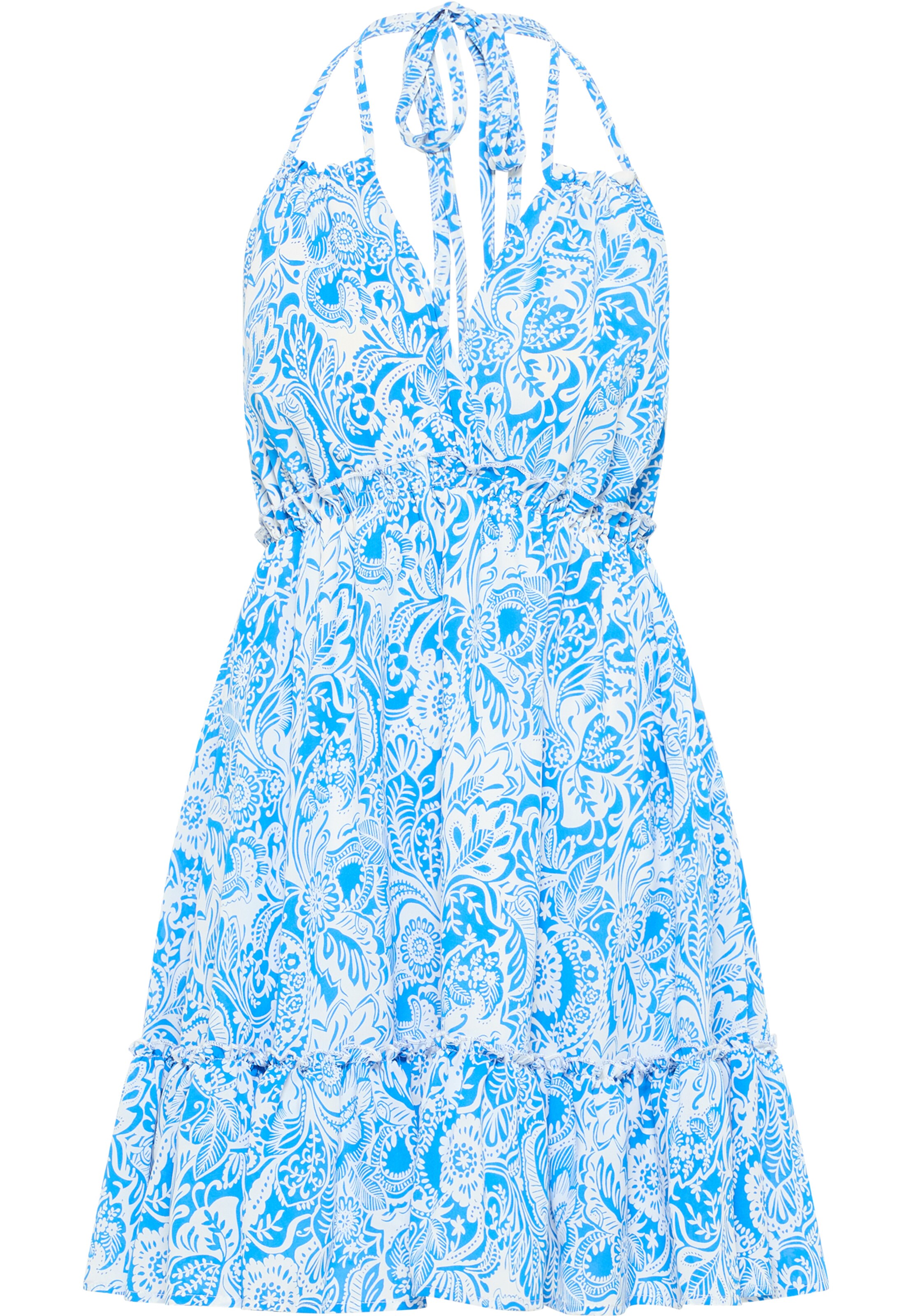 IZIA Καλοκαιρινό φόρεμα σε γαλάζιο / λευκό, Άποψη προϊόντος