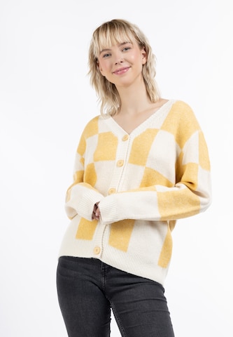 Cardigan MYMO en beige : devant