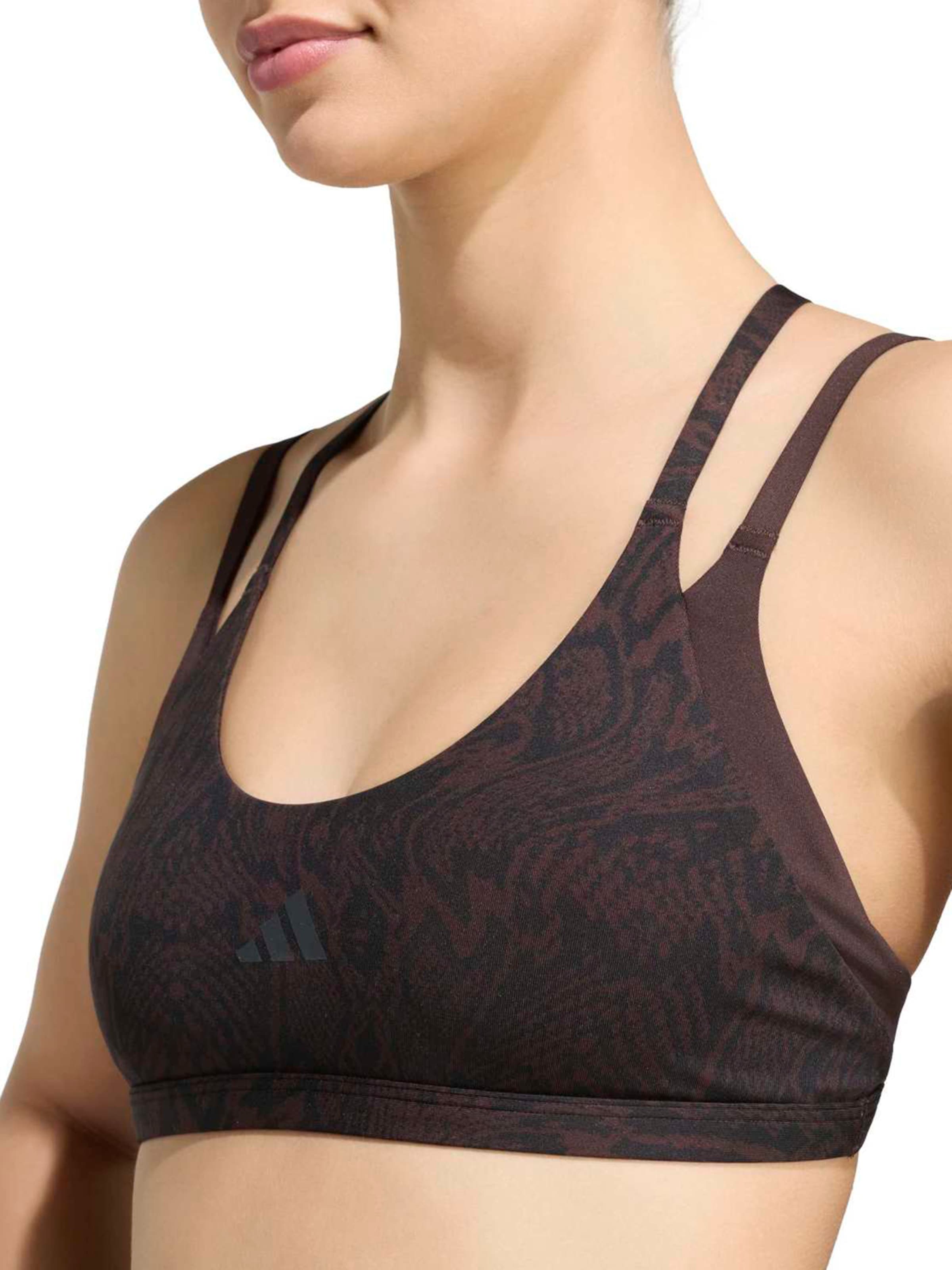 Bustier Soutien-gorge de sport 'OPT' ADIDAS PERFORMANCE en marron