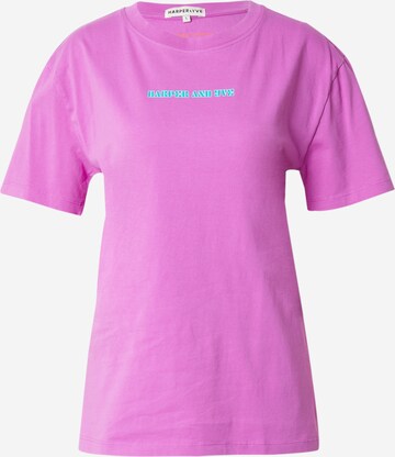 T-shirt Harper & Yve en violet : devant