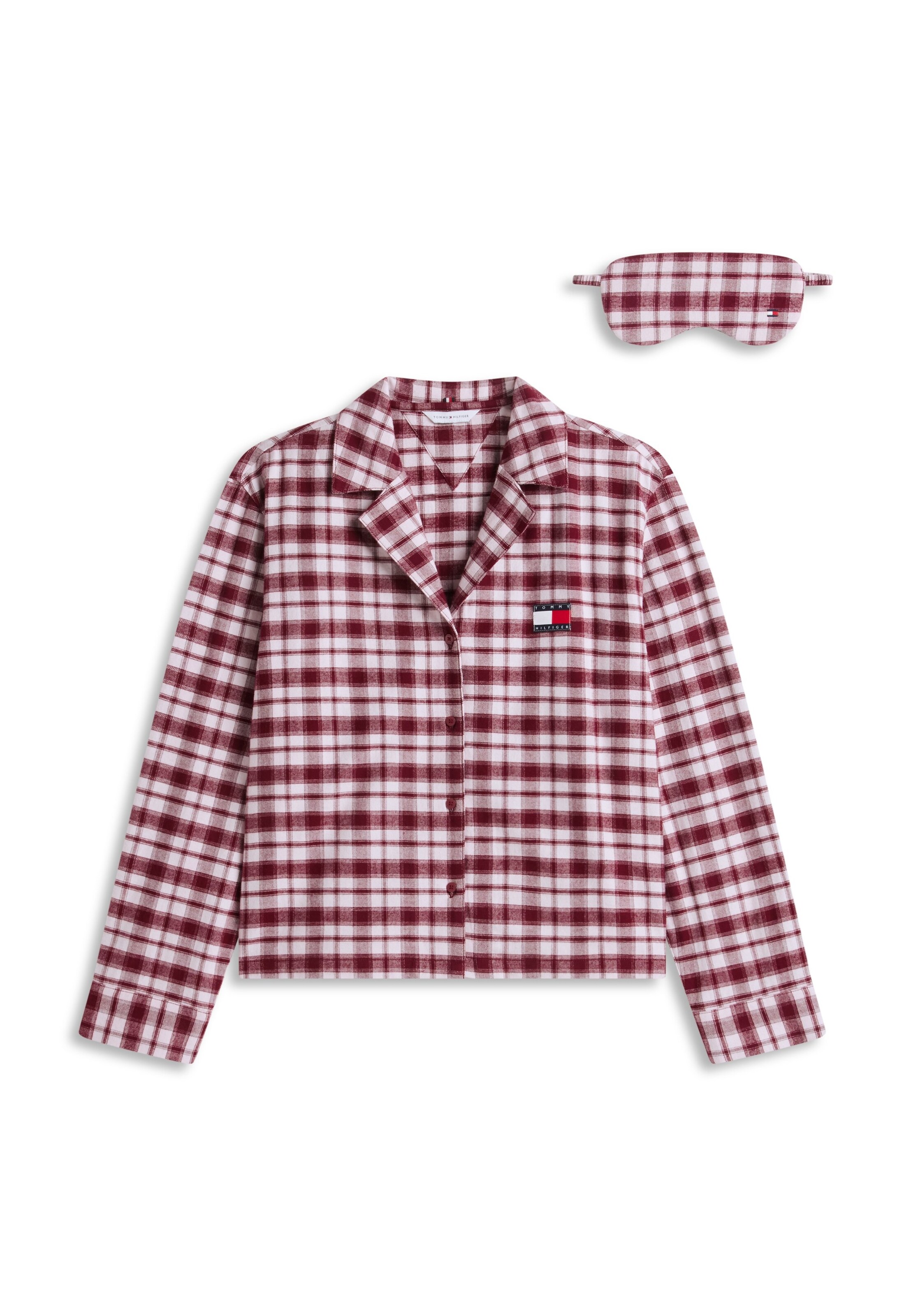 TOMMY HILFIGER Sortšid 'Heritage' XS suuruses tumepunane / valge, Tootevaade