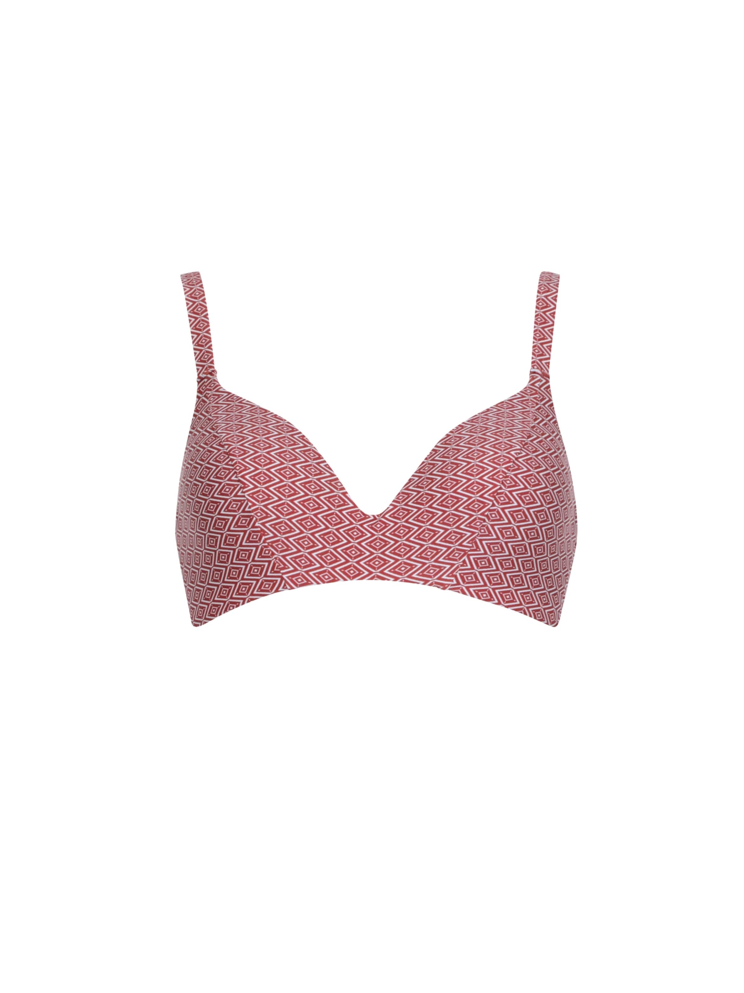 Invisible Hauts de bikini OLYMPIA en rouge : devant