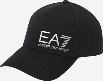 EA7 Emporio Armani Кепка в Черный: спереди