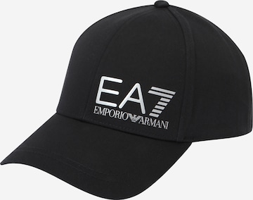 EA7 Emporio Armani - Boné em preto: frente