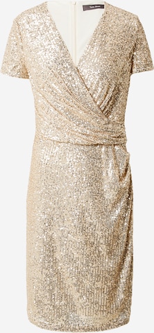 Vera Mont Dress in Gold: front