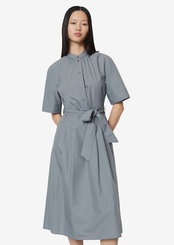 Marc O'Polo Shirt Dress in Blue: front