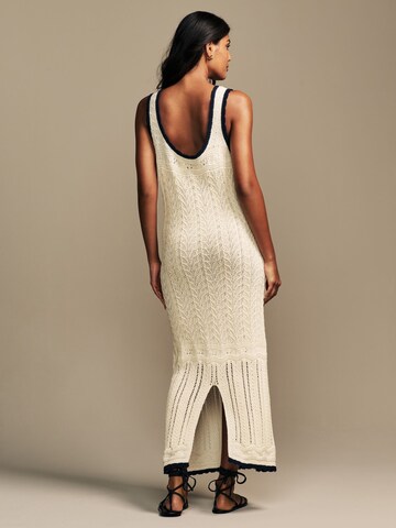 LAURA ASHLEY Gebreide jurk in Beige