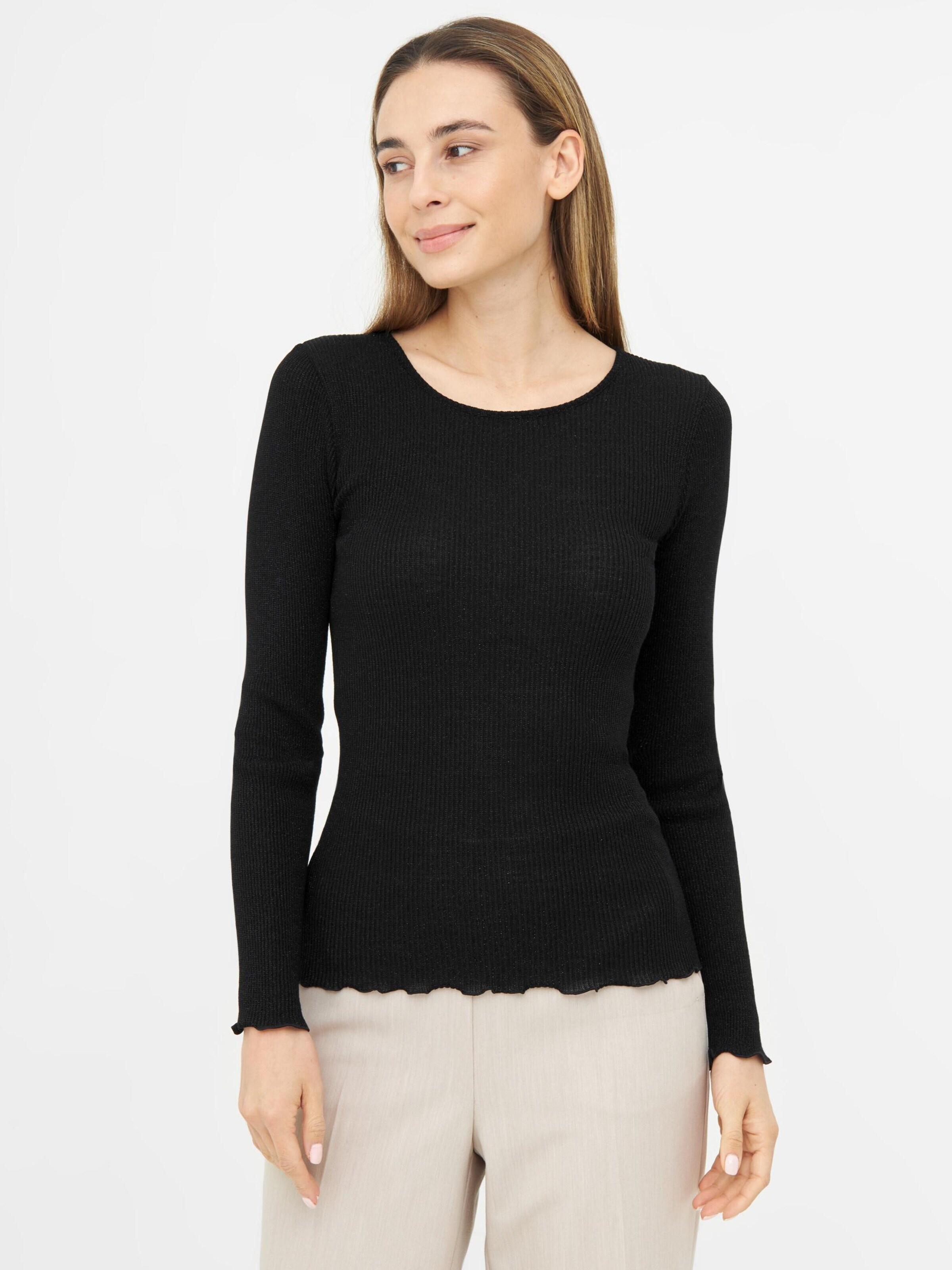 TOOche Shirt 'Stardust Glow' in Black: front