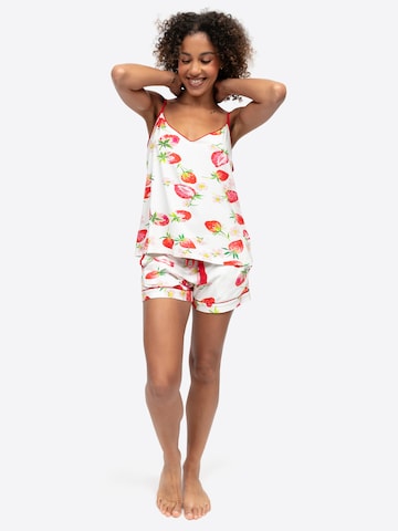 Shorty 'Pippa' Cyberjammies en rouge