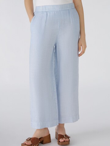 OUI Loose fit Pleat-Front Pants in Blue