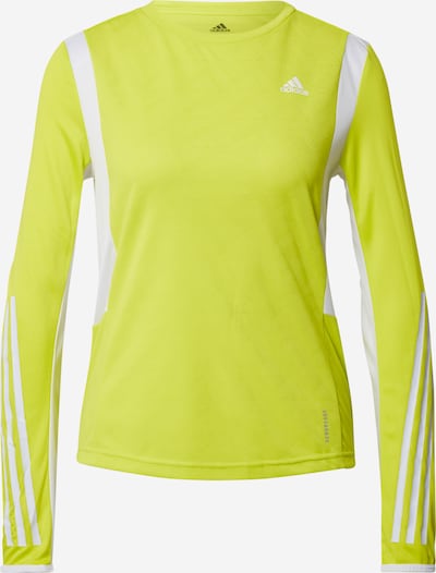 ADIDAS PERFORMANCE Funktionstopp i neongul / vit, Produktvy