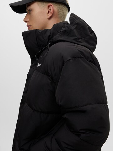 Pull&Bear Winter jacket in Black