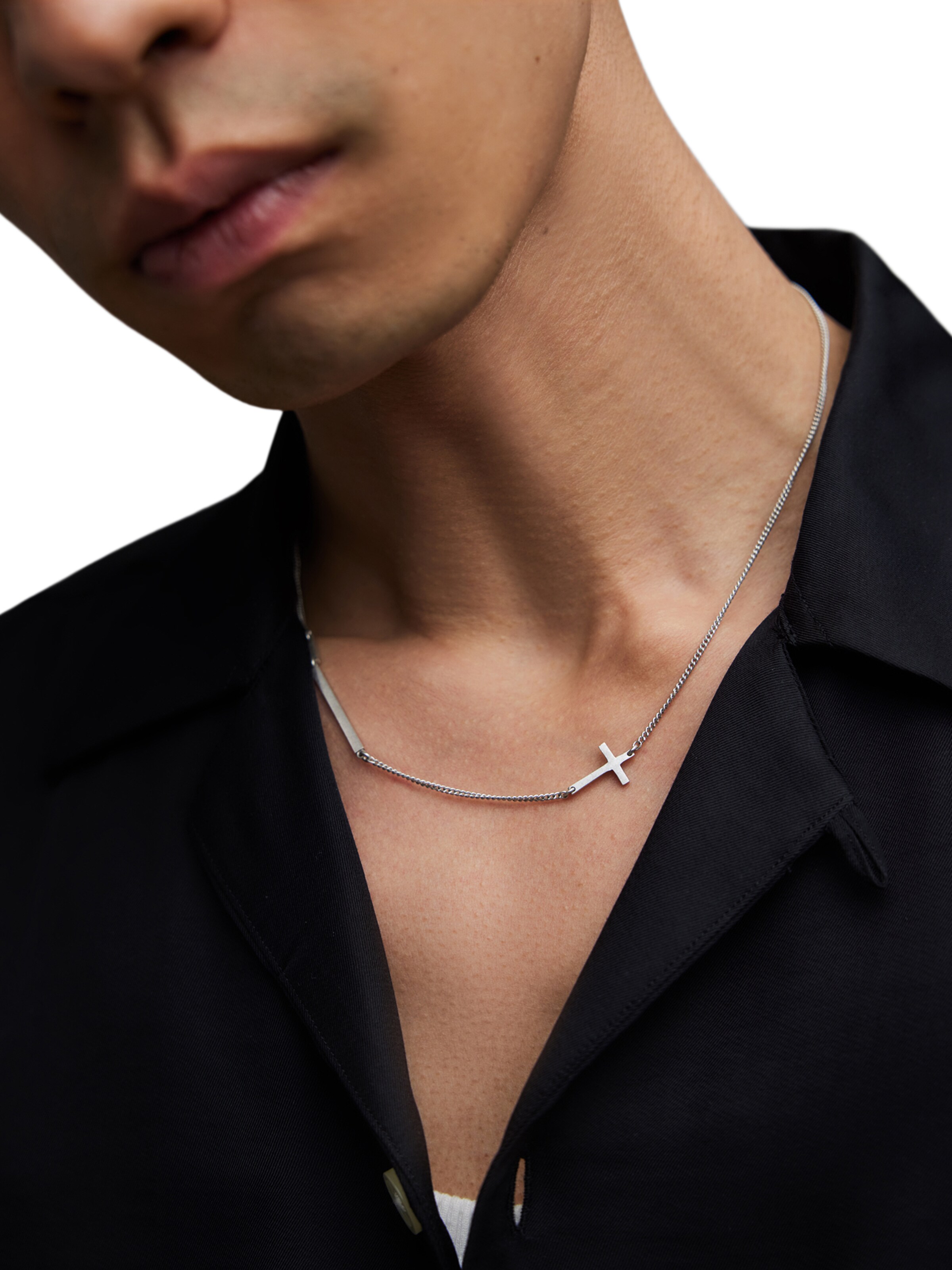 AllSaints Halsband i silver: framsida