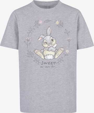 Maglietta 'Thumper Sweet As Can Be' di F4NT4STIC in grigio: frontale