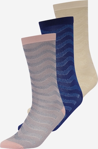 Chaussettes 'Dopamina' BeckSöndergaard en bleu : devant