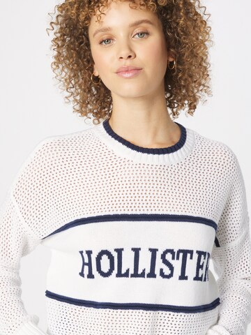 HOLLISTER Sweter w kolorze biały