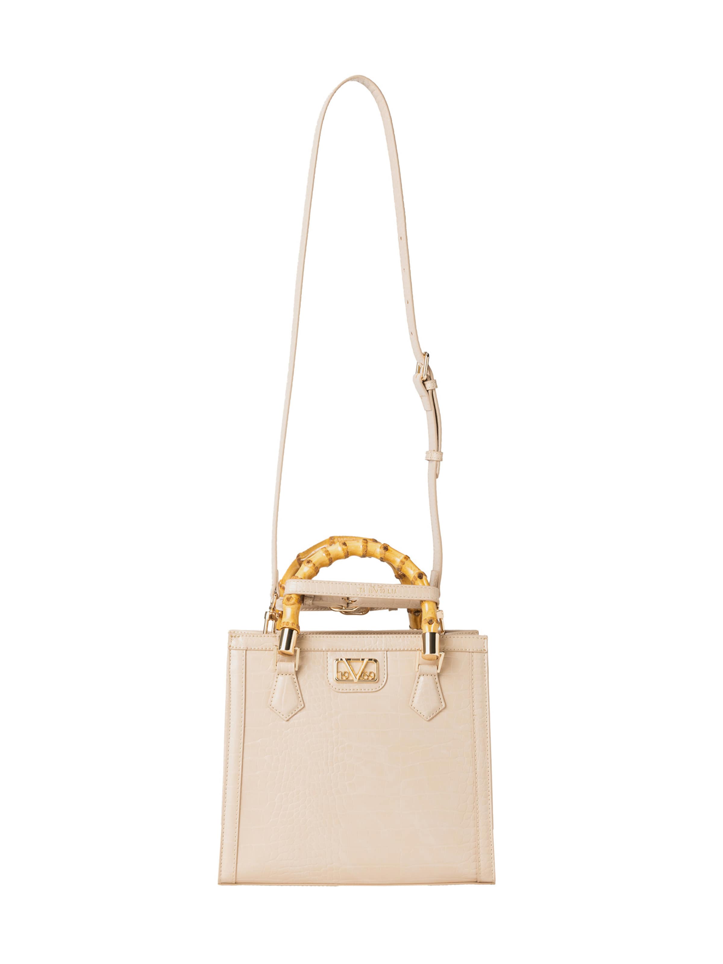 19V69 ITALIA Handtasche 'IVA' in Beige: Vorderseite