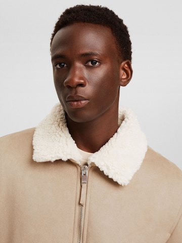 Bershka Between-season jacket in Beige