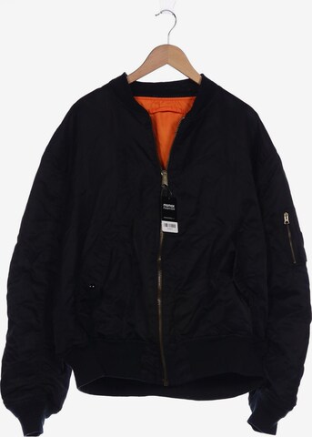 ALPHA INDUSTRIES Jacket & Coat in 4XL in Black: front