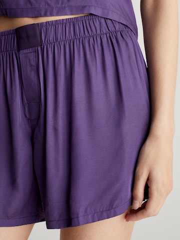 Pyjama 'Pure Sheen' Calvin Klein Underwear en violet