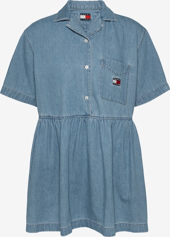 mėlyna Tommy Jeans Palaidinės tipo suknelė: priekis