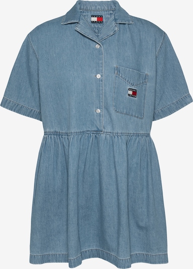 Palaidinės tipo suknelė iš Tommy Jeans, spalva – tamsiai (džinso) mėlyna, Prekių apžvalga