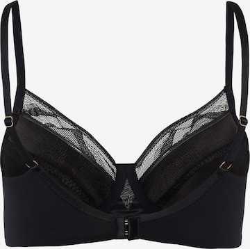 Hanro T-shirt Bra 'Blanca' in Black