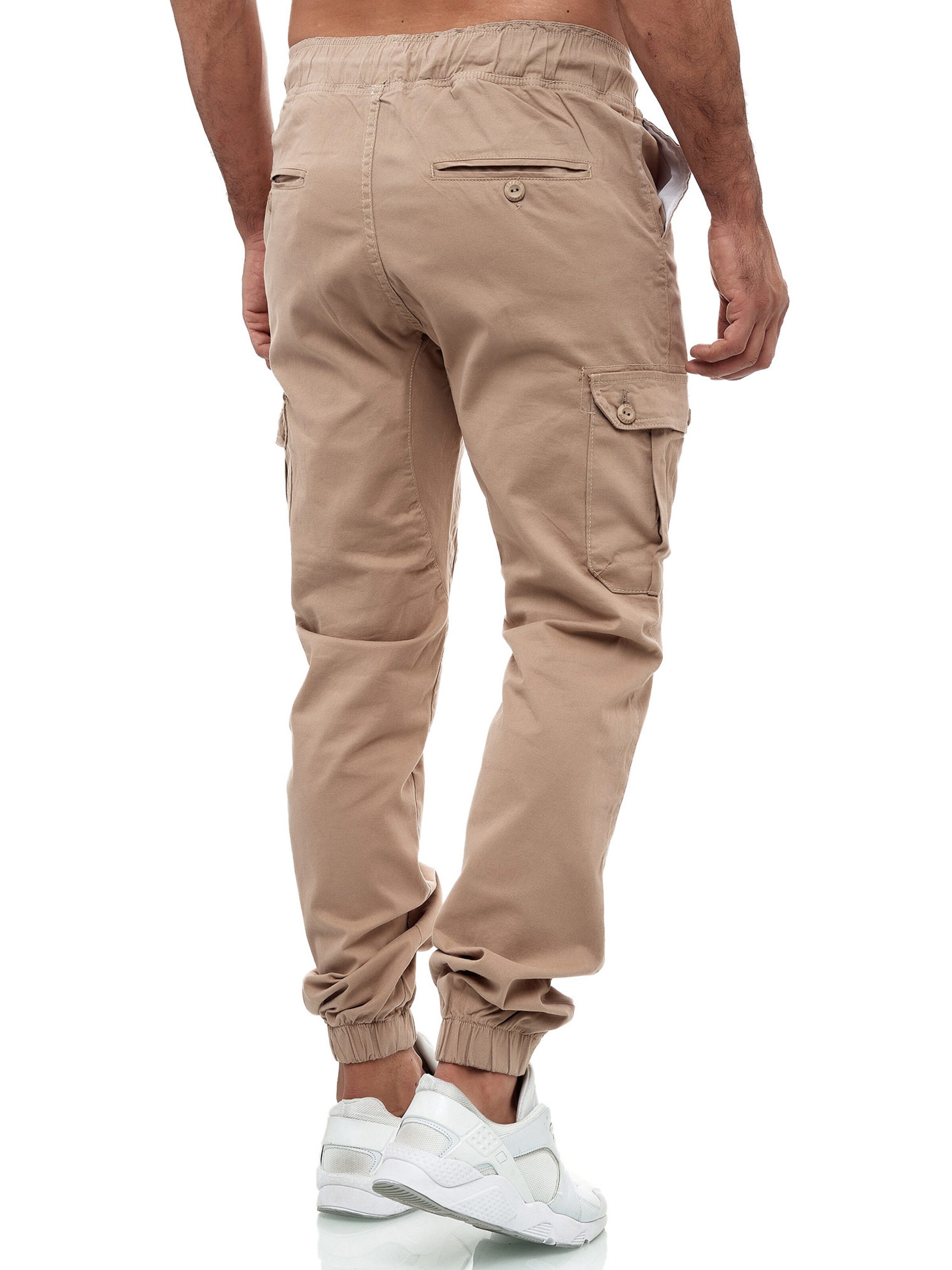 Tazzio Regular Cargobroek '16610' in Beige