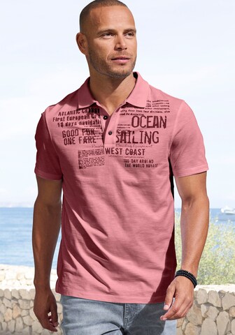 JOHN DEVIN Poloshirt in Pink: Vorderseite