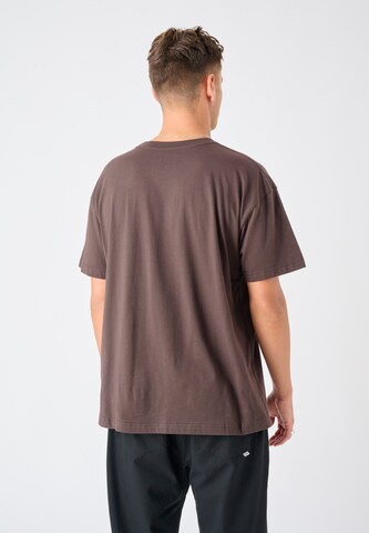 Cleptomanicx T-Shirt 'Ligull Oversize' in Braun