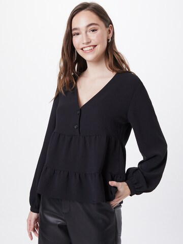 ABOUT YOU Blouse 'Jula' in Zwart: voorkant