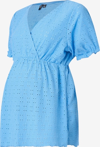 Vero Moda Maternity - Blusa 'VMMUlrikke' en azul: frente