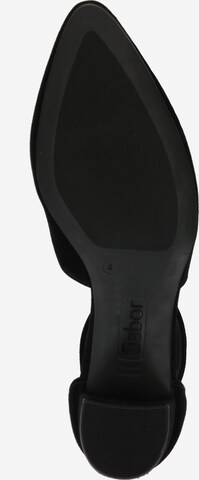 GABORCipele s potpeticom i otvorenom petom - crna boja