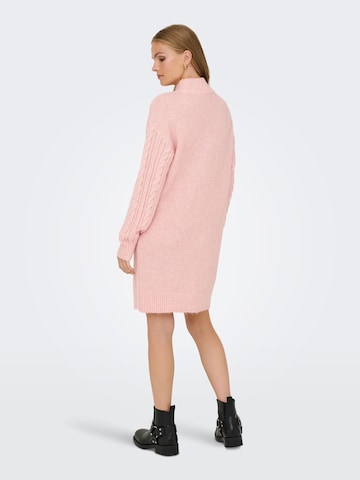 ONLY Strikkjole 'IDA' i pink