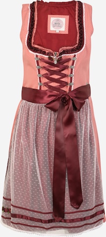 MARJO Dirndl 'Ricarda' in Roze: voorkant