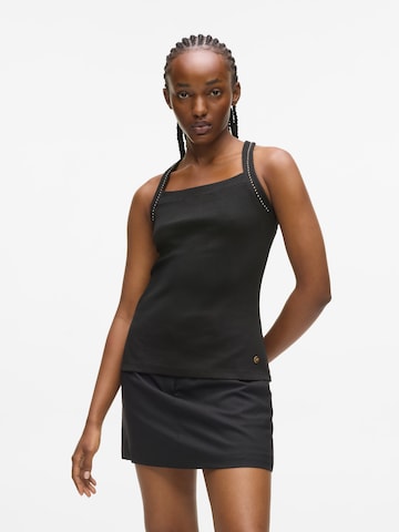 Karl LagerfeldTop - crna boja: prednji dio