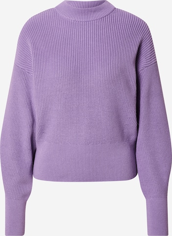 BOSS Black Sweater 'Farely' in Purple: front