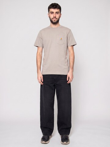 Carhartt WIP Regular Jeans 'Brandon Pant Black' in Zwart