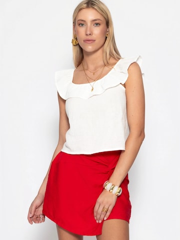 SASSYCLASSY Top in White