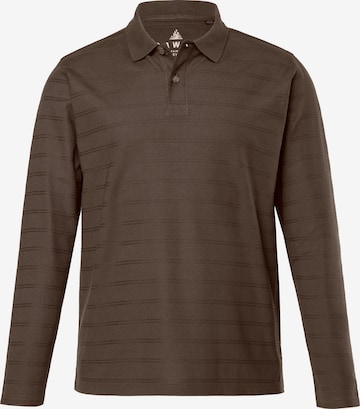 JP1880 Poloshirt in Braun: Vorderseite