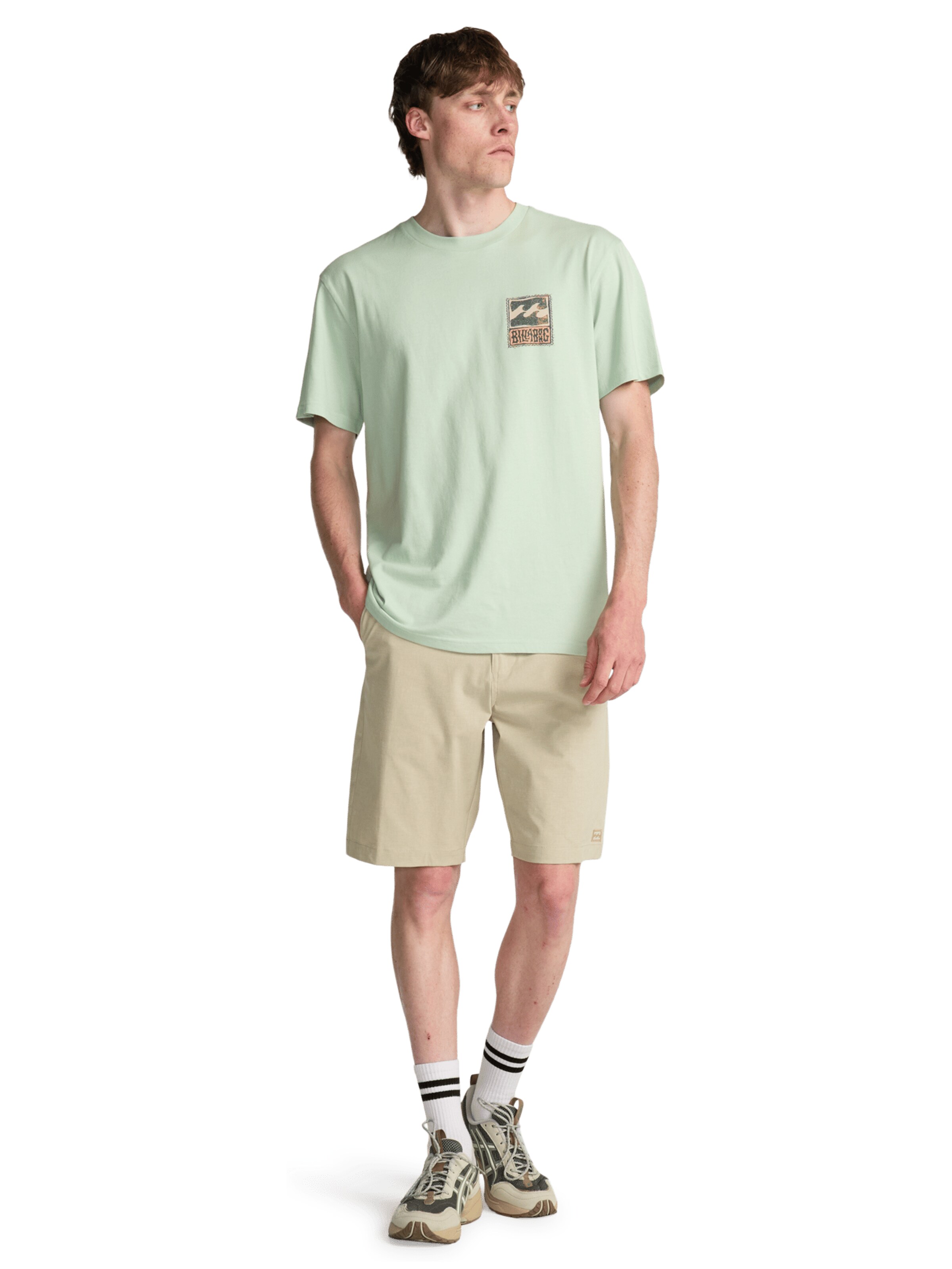 BILLABONG Shirt 'Stamp' in Green