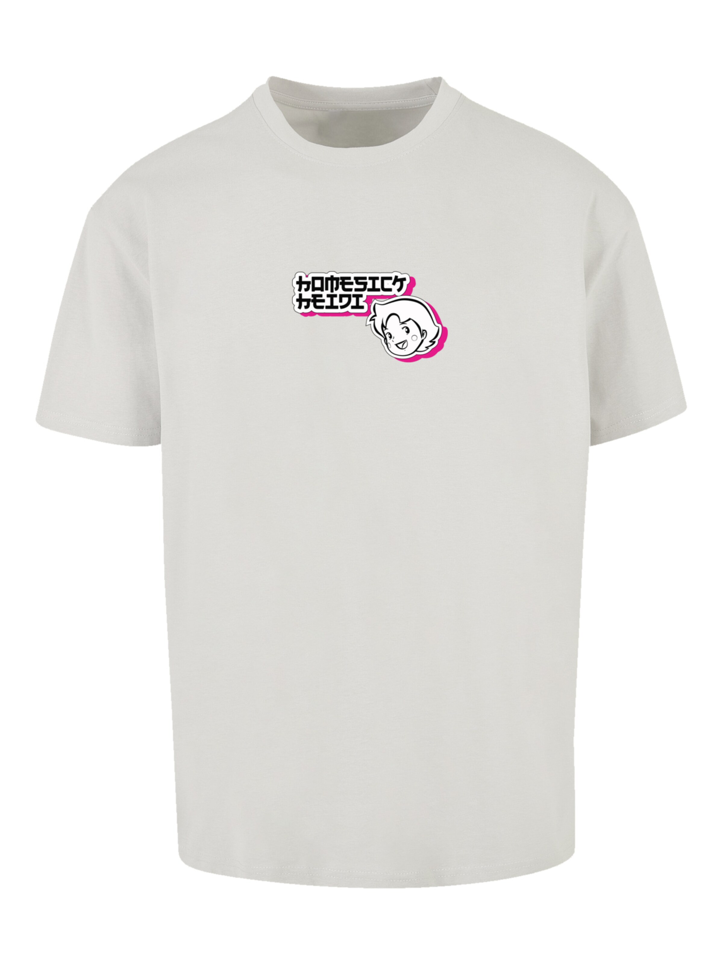 T-Shirt 'Heidi Homesick Heroes of Childhood' F4NT4STIC en gris : devant