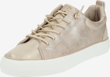Sneaker bassa di MUSTANG in beige: frontale